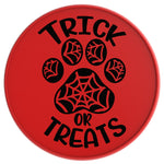DOG PAW TRICK OR TREATS RED TIRE COVER