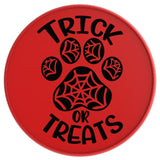 DOG PAW TRICK OR TREATS RED TIRE COVER