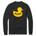 DUCK WITH JEEP GRILL BLACK SWEATSHIRT
