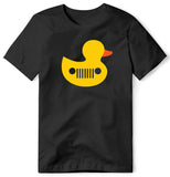 DUCK WITH JEEP GRILL BLACK TSHIRT
