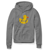 DUCK WITH JEEP GRILL GRAY HOODIE