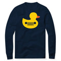 DUCK WITH JEEP GRILL NAVY SWEATSHIRT