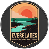 EVERGLADES NATIONAL PARK BLACK CARBON FIBER TIRE COVER 