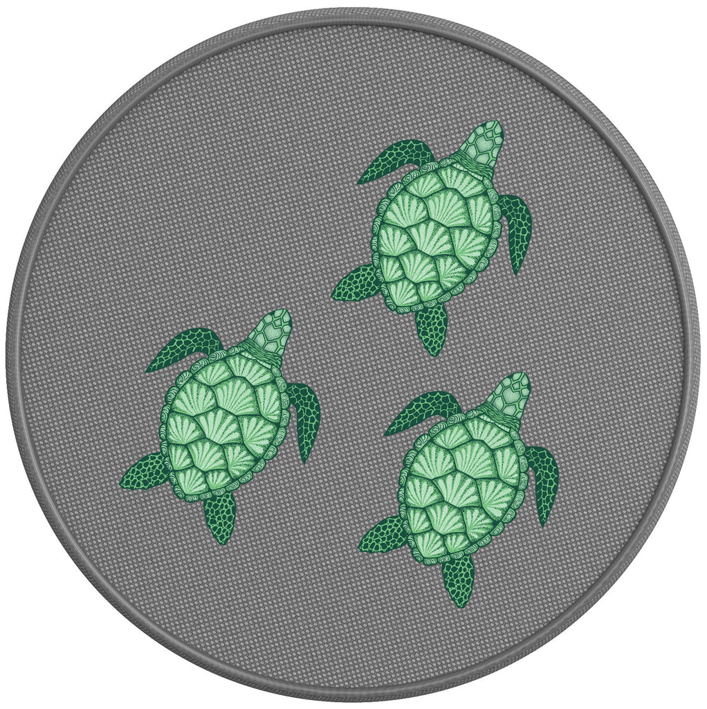 Family Of Sea Shell Turtles Tire Cover | Four Wheel Covers