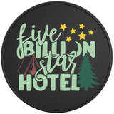 FIVE BILLION STAR HOTEL BLACK TIRE COVER 