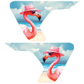 FLAMINGO ON THE BEACH FENDER VENT DECAL FITS 2018+ JEEP WRANGLER & GLADIATOR