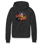 FULL MOON JEEP FOREST BLACK HOODIE