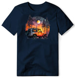 FULL MOON JEEP FOREST NAVY T SHIRT