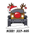 Funny Jeep Reindeer