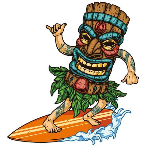 FUNNY SURFING TIKI