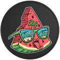 FUNNY WATERMELON BLACK TIRE COVER