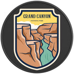 GRAND CANYON NATIONAL PARK BLACK CARBON FIBER TIRE COVER 