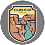 GRAND CANYON NATIONAL PARK SILVER CARBON FIBER TIRE COVER 