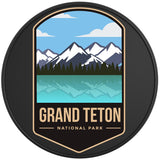 GRAND TETON NATIONAL PARK BLACK TIRE COVER 