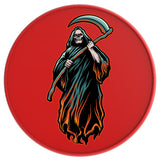 GRIM REAPER HALLOWEEN RED TIRE COVER