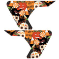 HAPPY HALLOWEEN PATTERN FENDER VENT DECAL FITS 2018+ JEEP WRANGLER & GLADIATOR