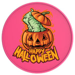 HAPPY HOLLOWEEN WITCHCRAFT NEON PINK TIRE COVER