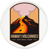 HAWAI VOLCANOES NATIONAL PARK PEARL WHITE CARBON FIBER TIRE COVER 