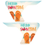 HELLO SUNSHINE FENDER VENT DECAL FITS 2018+ JEEP WRANGLER & GLADIATOR