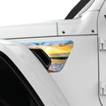 HOPE FLYING SEAGULL FENDER VENT DECAL FITS 2018+ JEEP WRANGLER & GLADIATOR DRIVER SIDE