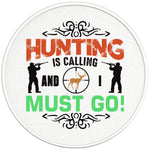 HUNTING IS CALLING PEARL WHITE CARBON FIBER TIRE COVER 