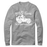 ITS A WITCH THING GRAY SWEATSHIRT