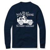 ITS A WITCH THING NAVY SWEATSHIRT
