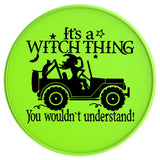 IT’S A WITCH THING NEON GREEN TIRE COVER