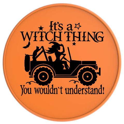IT’S A WITCH THING ORANGE TIRE COVER