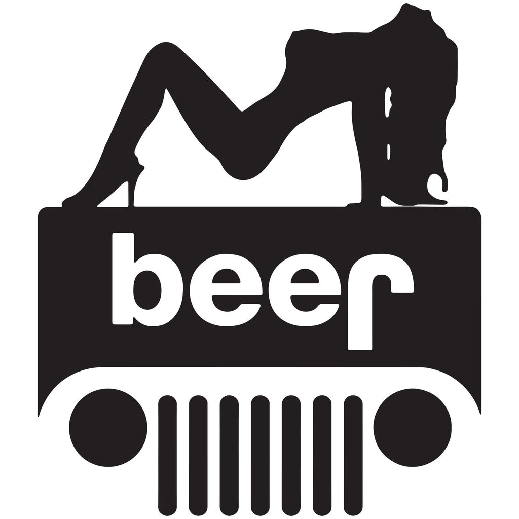 JEEP BEER SEXY GIRL