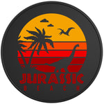 JURASSIC BEACH BLACK TIRE COVER