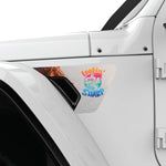LOOKIN SHARP FENDER VENT DECAL FITS 2018+ JEEP WRANGLER & GLADIATOR DRIVER SIDE