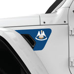 LOUSIANA STATE FLAG FENDER VENT DECAL FITS 2018+ JEEP WRANGLER & GLADIATOR DRIVER SIDE