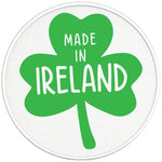 Made In Ireland Pearl White Carbon Fiber Vinyl Tire Cover