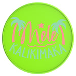 Mele Kalikimaka Neon Green Tire Cover