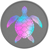 MERMAID COLOR SEA TURTLE SILVER CARBON FIBER VINYL