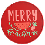 Merry Beachmas Red Tire Cover