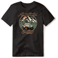 MOUNTAINS ARE CALLING BLACK T SHIRT