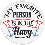 MY FAVORITE PERSON IS IN THE NAVY PEARL WHITE CARBON FIBER TIRE COVER 