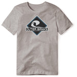 OUTER BANKS GRAY T SHIRT