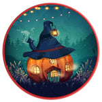 PUMPKIN HOUSE RED TIRE COVER
