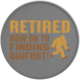 RETIRED NOW FINDING BIGFOOT SILVER CARBON FIBER TIRE COVER