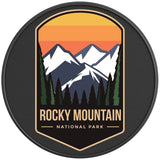 ROCKY MOUNTAIN NATIONAL PARK BLACK CARBON FIBER TIRE COVER 