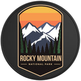 ROCKY MOUNTAIN NATIONAL PARK BLACK TIRE COVER 