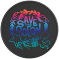 SAVE THE OCEAN BLACK CARBON FIBER VINYL