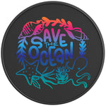SAVE THE OCEAN BLACK CARBON FIBER VINYL