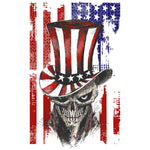 SKULL INDEPENDENCE DAY HAT