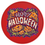 SPOOKY HALLOWEEN PUMPKINS RED TIRE COVER