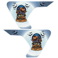SPOOKY SCARECROW HALLOWEEN FENDER VENT DECAL FITS 2018+ JEEP WRANGLER & GLADIATOR