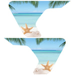 STARFISH AND SHELLS BEACH VIEW FENDER VENT DECAL FITS 2018+ JEEP WRANGLER & GLADIATOR